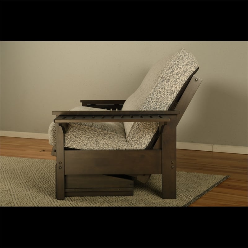 Kodiak Furniture Alamosa Sofa Sleeper Includes Storage and Canton Cream Mattress