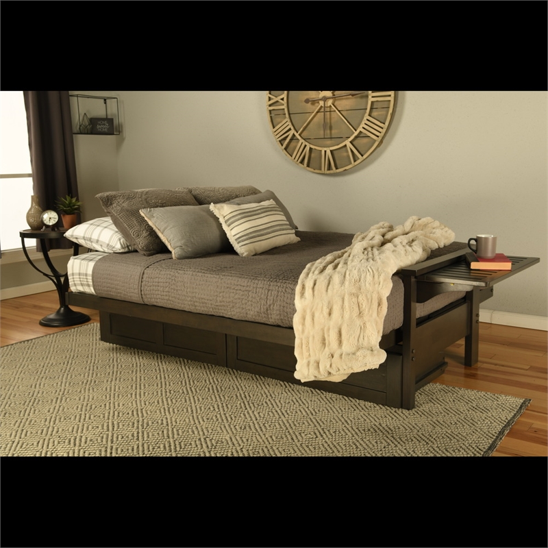 Kodiak Furniture Alamosa Sofa Sleeper Includes Storage and Canton Black Mattress