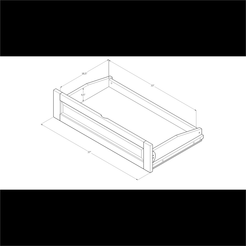 Kodiak Furniture Alamosa Sofa Sleeper Includes Storage and Canton Black Mattress