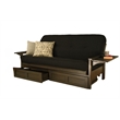 Kodiak Furniture Alamosa Sofa Sleeper Includes Storage and Canton Black Mattress