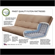 Kodiak Furniture Alamosa Sofa Sleeper with Storage and Linen Stone Gray Mattress