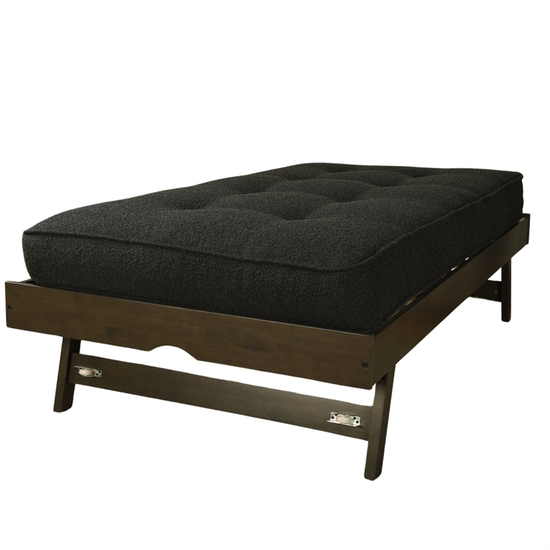 Sloane Wood Pop Up in Graystone Finish - includes Black Mattress