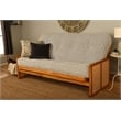 Kodiak Furniture Westport Full-size Wood Futon Set in Honey with Gray Mattress