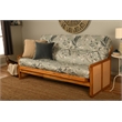 Kodiak Furniture Westport Full Wood Futon Set in Honey w/Takara Rain Mattress