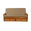 Kodiak Furniture Westport Full-size Wood Futon Set w/ Storage and Cream Mattress