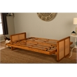 Westport Full-size Wood Futon Frame in Honey - Mattress not included