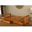 Kodiak Furniture Westport Wood Futon Frame w/ Storage - Mattress not included
