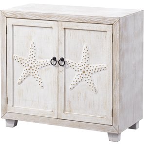 coast to coast imports stars of the sea two tone two door cabinet