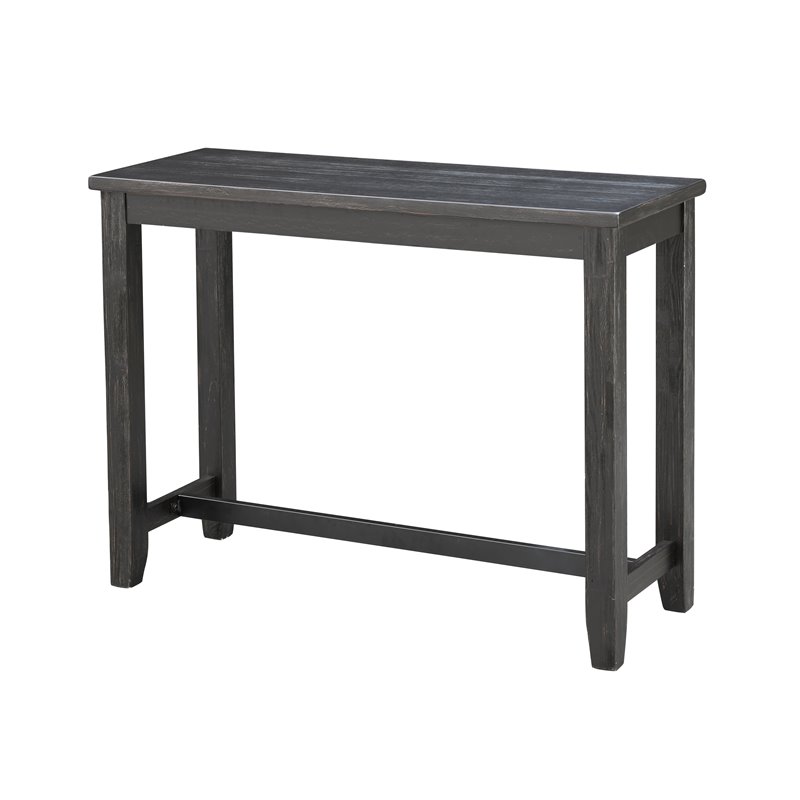 Coast To Imports Dayton Black, Counter Height Console Table White