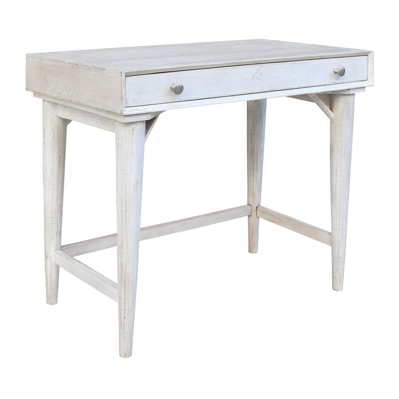 writing desk white wash