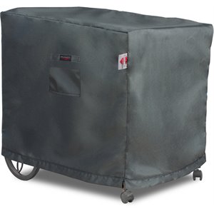shield outdoor titanium polyester tea cart cover in dark gray