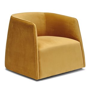 sofas to go pia contemporary polyester fabric accent chair in franklin brass