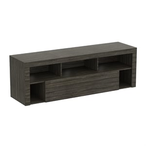 Safdie & Co. 59&quotL 1-Big Drawer 5-Shelves TV Stand in Dark Grey