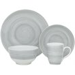 Safdie & Co. Porcelain Dinnerset 16 Piece Porcelain Grey Stone