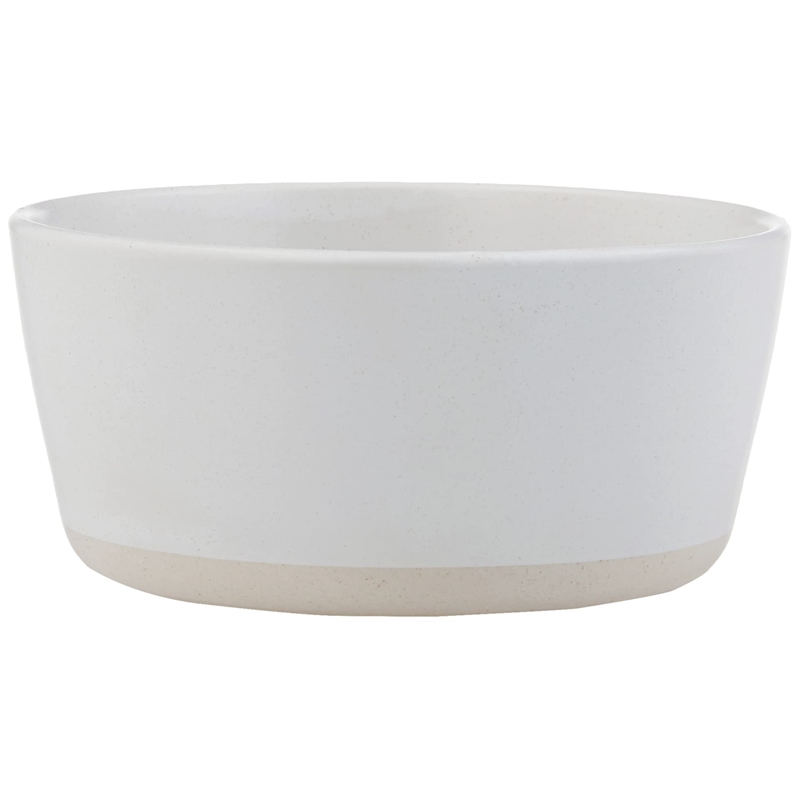 Safdie & Co. Stoneware Dinnerset 16 Piece 2-Tone Cream