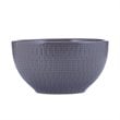 Safdie & Co. Stoneware Dinnerset 12 Piece Embossed Grey Medallion