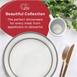 Safdie & Co. Stoneware Dinnerset 16 Piece 2-Tone Luna