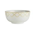 Safdie & Co. Porcelain Dinnerset 12 Piece Gold Jacquard