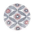 Safdie & Co. Porcelain Dinnerset 16 Piece Round Rim Fez