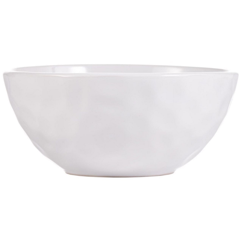 Safdie & Co. Stoneware Dinnerset 12 Piece Hammered White Sutton