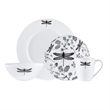 Safdie & Co. Porcelain Dinnerset 16 Piece Dragonfly
