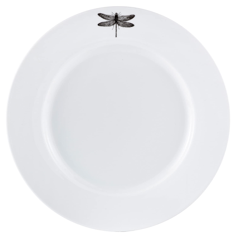 Safdie & Co. Porcelain Dinnerset 16 Piece Dragonfly