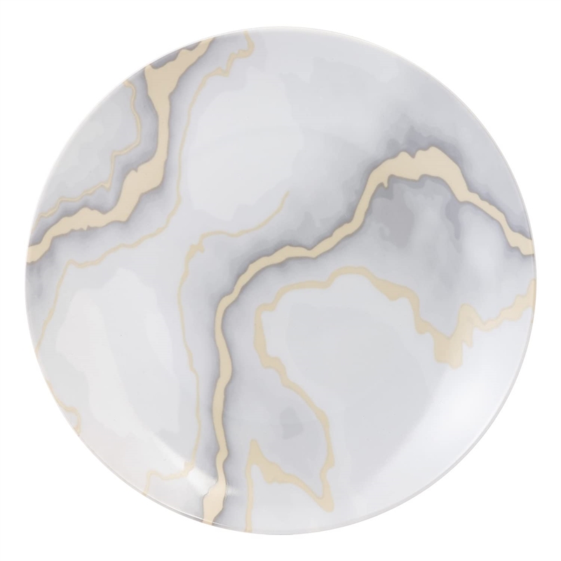 Safdie & Co. Porcelain Dinnerset 16 Piece Electric Marble