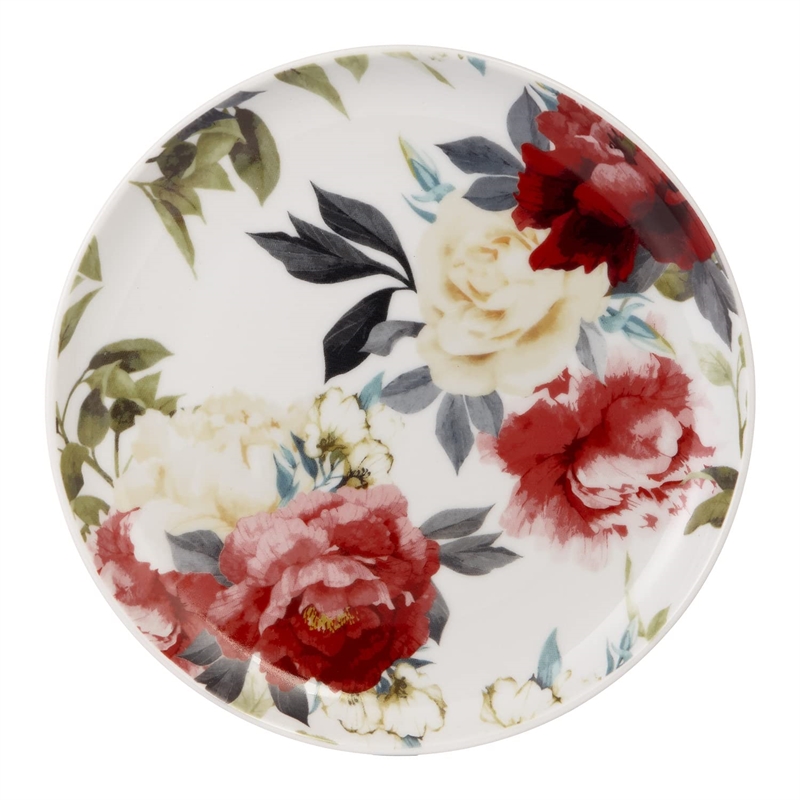 Safdie & Co. Porcelain Dinnerset 16 Piece Rose Garden