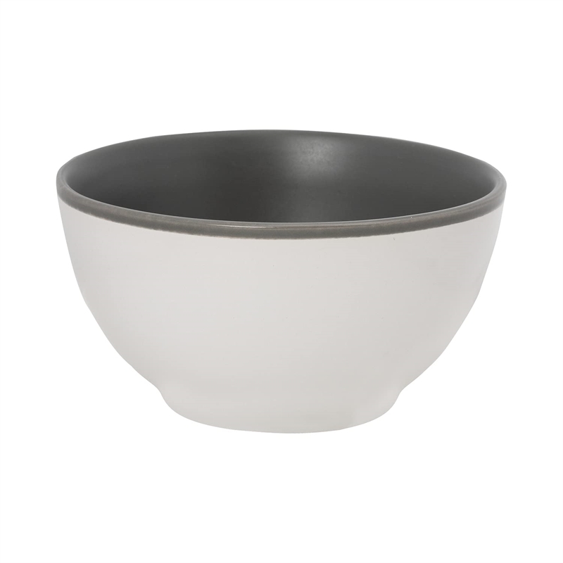 Safdie & Co. Stoneware Dinnerset 12 Piece 2-Tone Luna