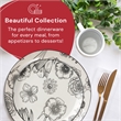 Safdie & Co. Porcelain Dinnerset 16 Piece Porcelain Bouquet