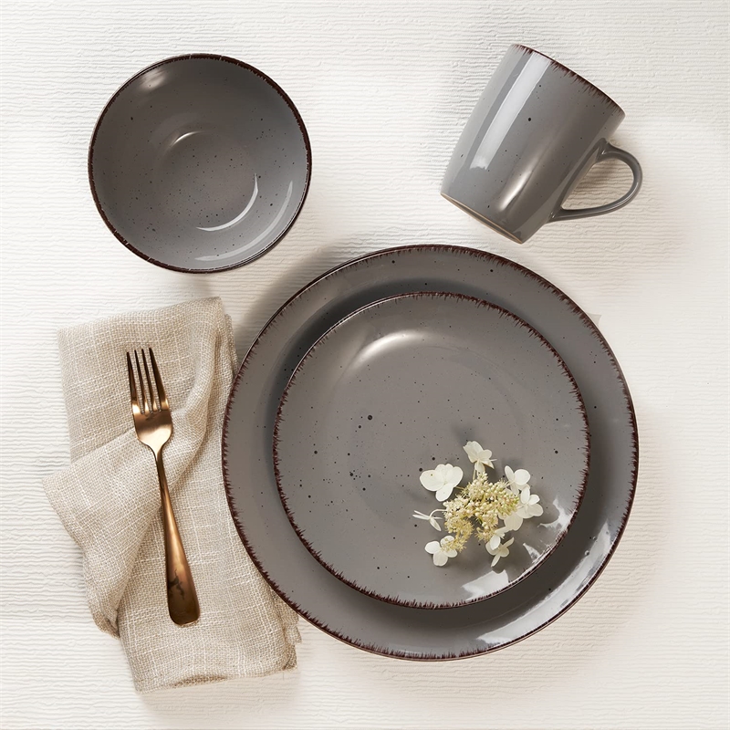 Safdie & Co. Stoneware Dinnerset 16 Piece Utopia