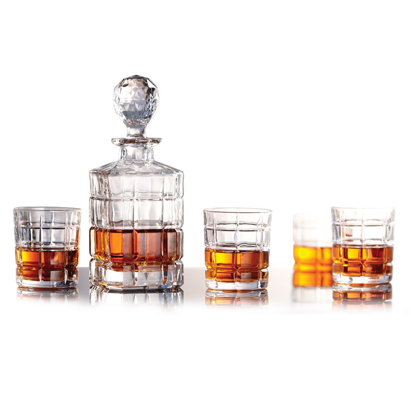 Safdie & Co. Whiskey 5 Piece Set Glass Highland