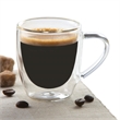 Safdie & Co. Espresso Glass Double Wall Handle 4 PC 75ML Barista