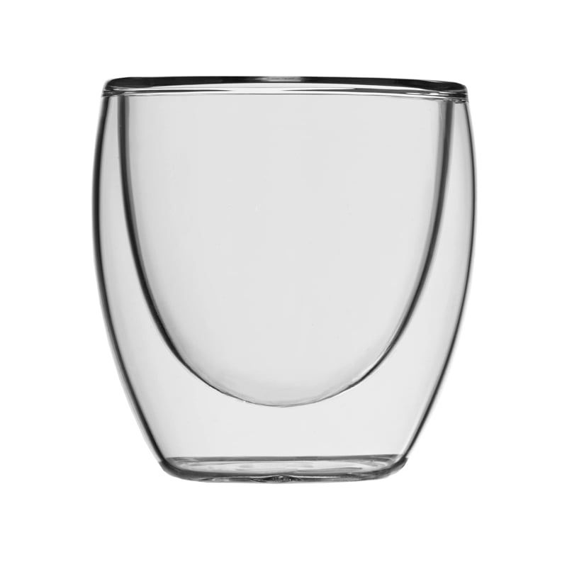 Safdie & Co. Espresso Glass Double Wall 4 PC Set 95ML Barista