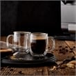 Safdie & Co. Espresso Glass Double Wall Mug 4 PC 80ML Barista