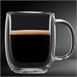 Safdie & Co. Espresso Glass Double Wall Mug 4 PC 80ML Barista
