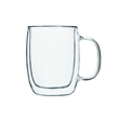 Safdie & Co. Americano Glass Double Wall Mug 4 PC 350ML Barista