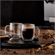 Safdie & Co. Latte Macchiato Double Wall Glass 4 PC 380ML Barista