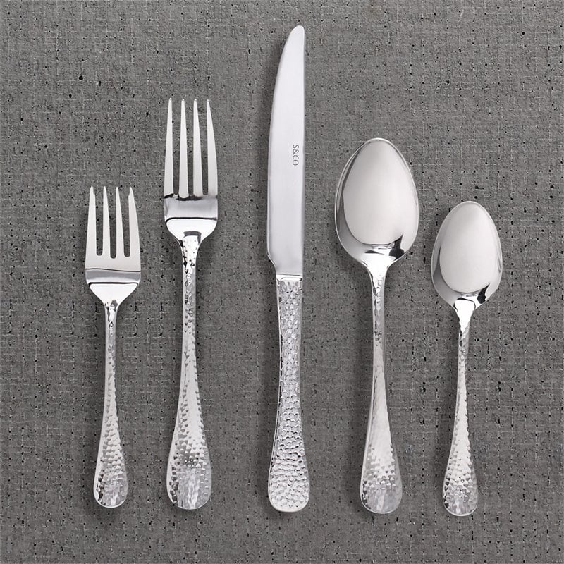 Safdie & Co. Flatware Stainless Steel 60 Piece Set Chicago
