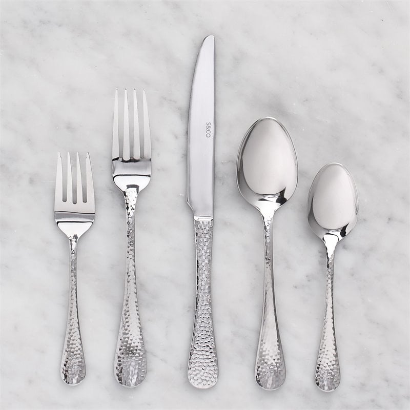 Safdie & Co. Flatware Stainless Steel 60 Piece Set Chicago