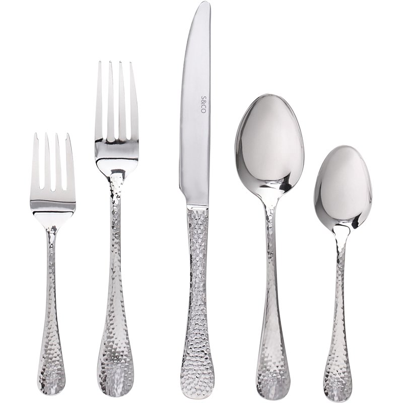 Safdie & Co. Flatware Stainless Steel 60 Piece Set Chicago