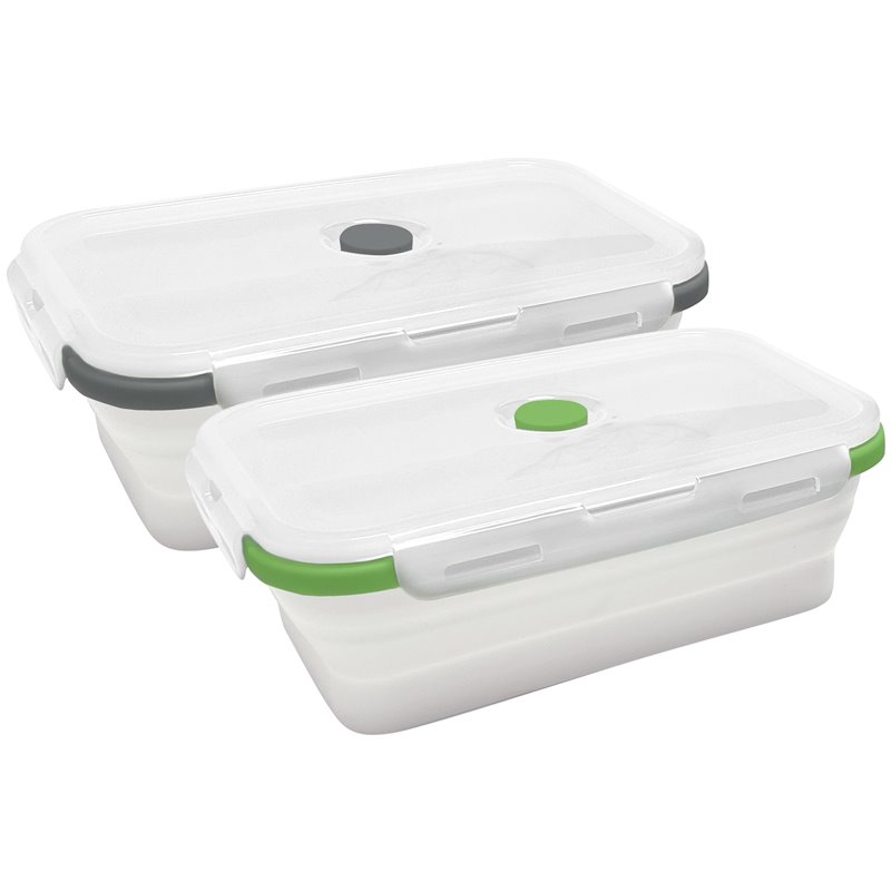 Safdie & Co. Zero Food 2PK Storage Container Silicone 1.2L
