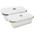 Safdie & Co. Zero Food 2PK Storage Container Silicone 1.2L
