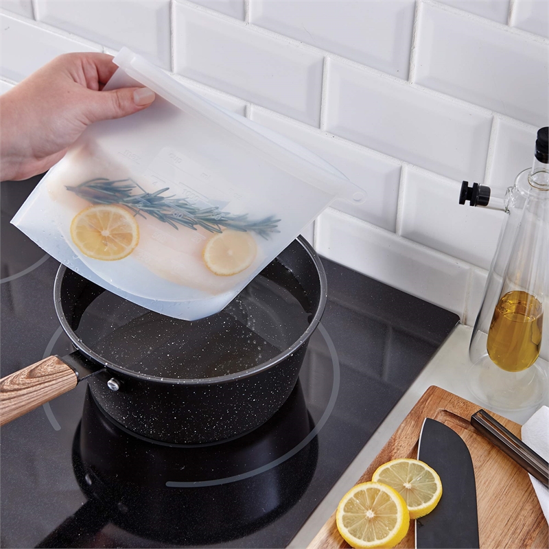 Safdie & Co. Zero Food 4PK Bag Silicone 1.5L