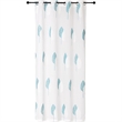 Safdie & Co. Curtain Panel Embroidered Double Leaf 84