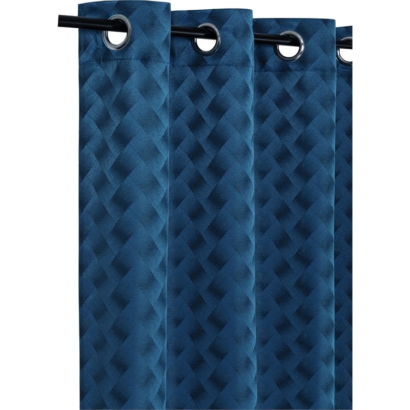 Safdie & Co. Wrinkle Free Curtain Jacquard Brayden 84