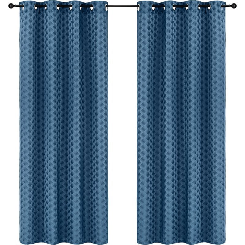Safdie & Co. Wrinkle Free Curtain Jacquard Brayden 84