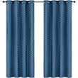 Safdie & Co. Wrinkle Free Curtain Jacquard Brayden 84