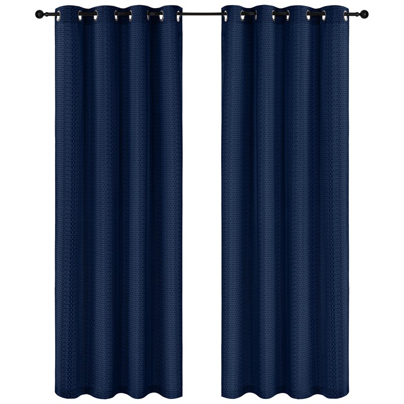 Safdie & Co. Wrinkle Free Curtain Jacquard Holli 84