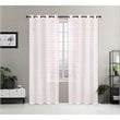 Safdie & Co. Wrinkle Free Curtain Sheer Check 84